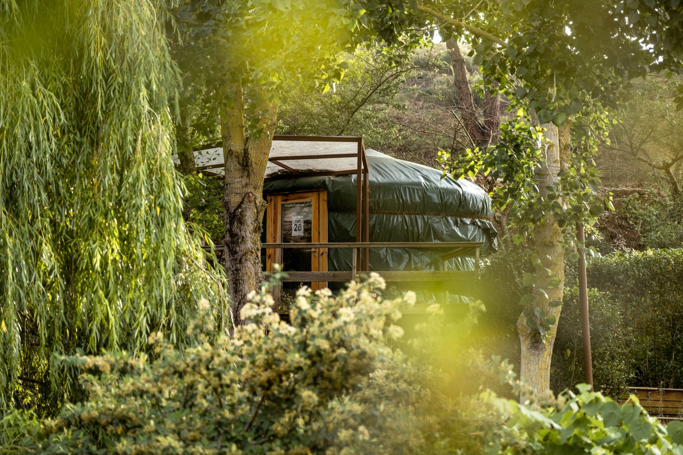 Yurt interior